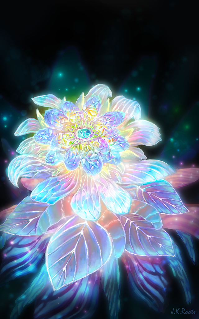 Crystal Flower by JKRoots on DeviantArt