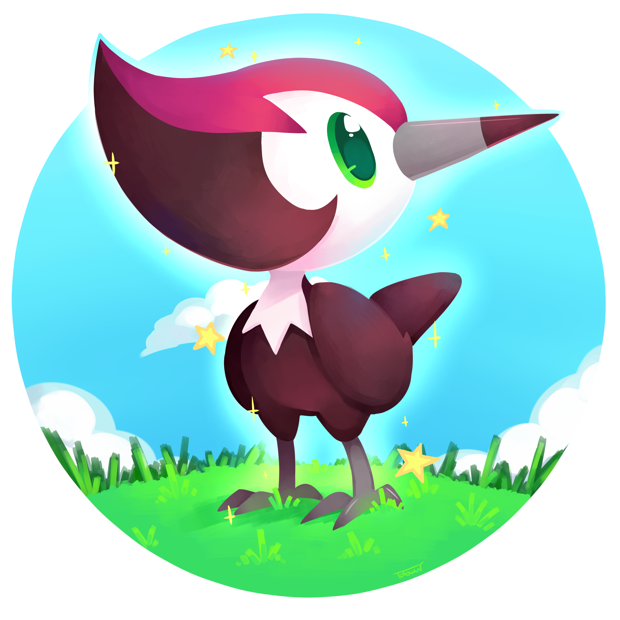 Pokemon Sun and Moon_ Shiny Pikipek