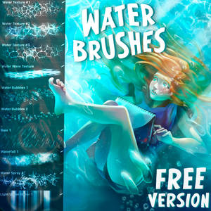 Free Water Brushpack for Procreate