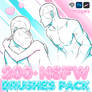 NSFW PACK for Artists, Body Poses, Milk, Tears...
