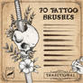 70 Procreate Tattoo Brushes