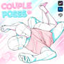 Romantic Body Poses for Procreate, Photoshop, CSP
