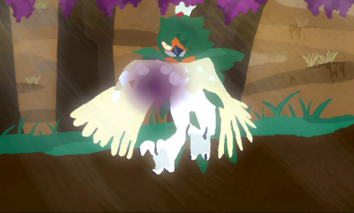 Decidueye using Shadow Ball