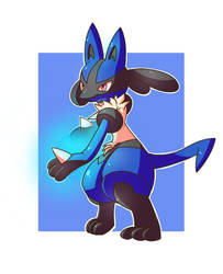 (Aura Day) Lucario by Arcegea