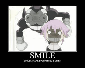 Smiling Crona and Ragnarok