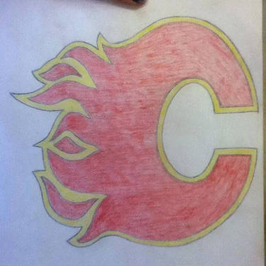 Calgary Flames Alternate Burn-In Banner by LAKINGFAN8 on DeviantArt