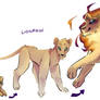 lionblaze evolution line