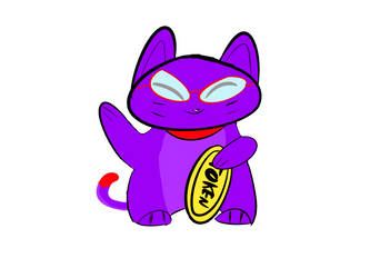Frisbee (luck cat)