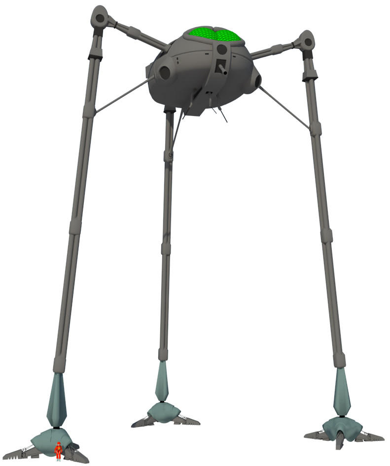 Martian Fighting Machine Done by Mr-Nike on DeviantArt