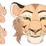Lion Headshot Adopt Auction (SOLD)