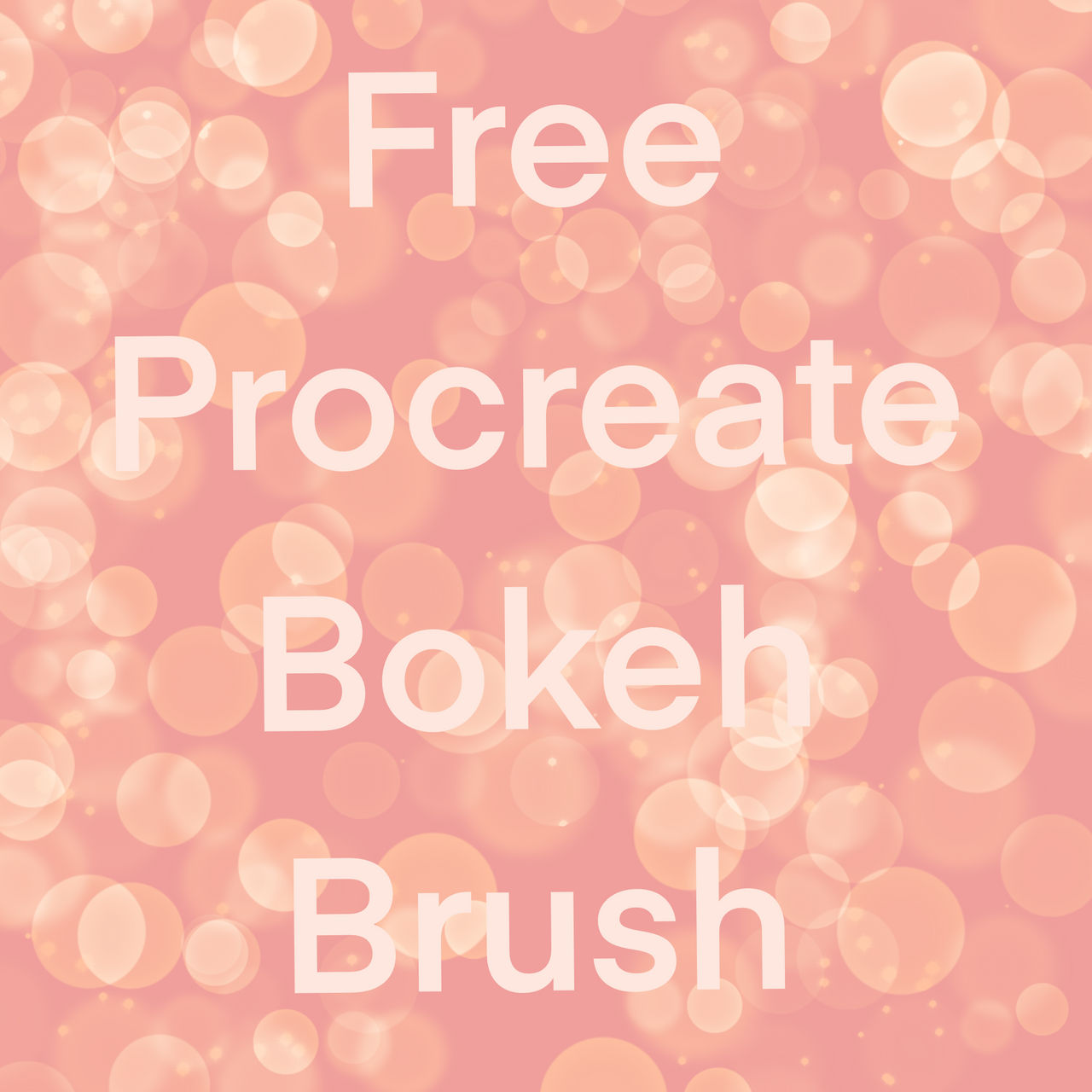 procreate bokeh brush free