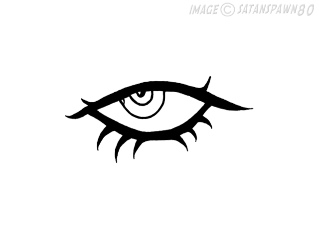 Tribal Eye Tattoo