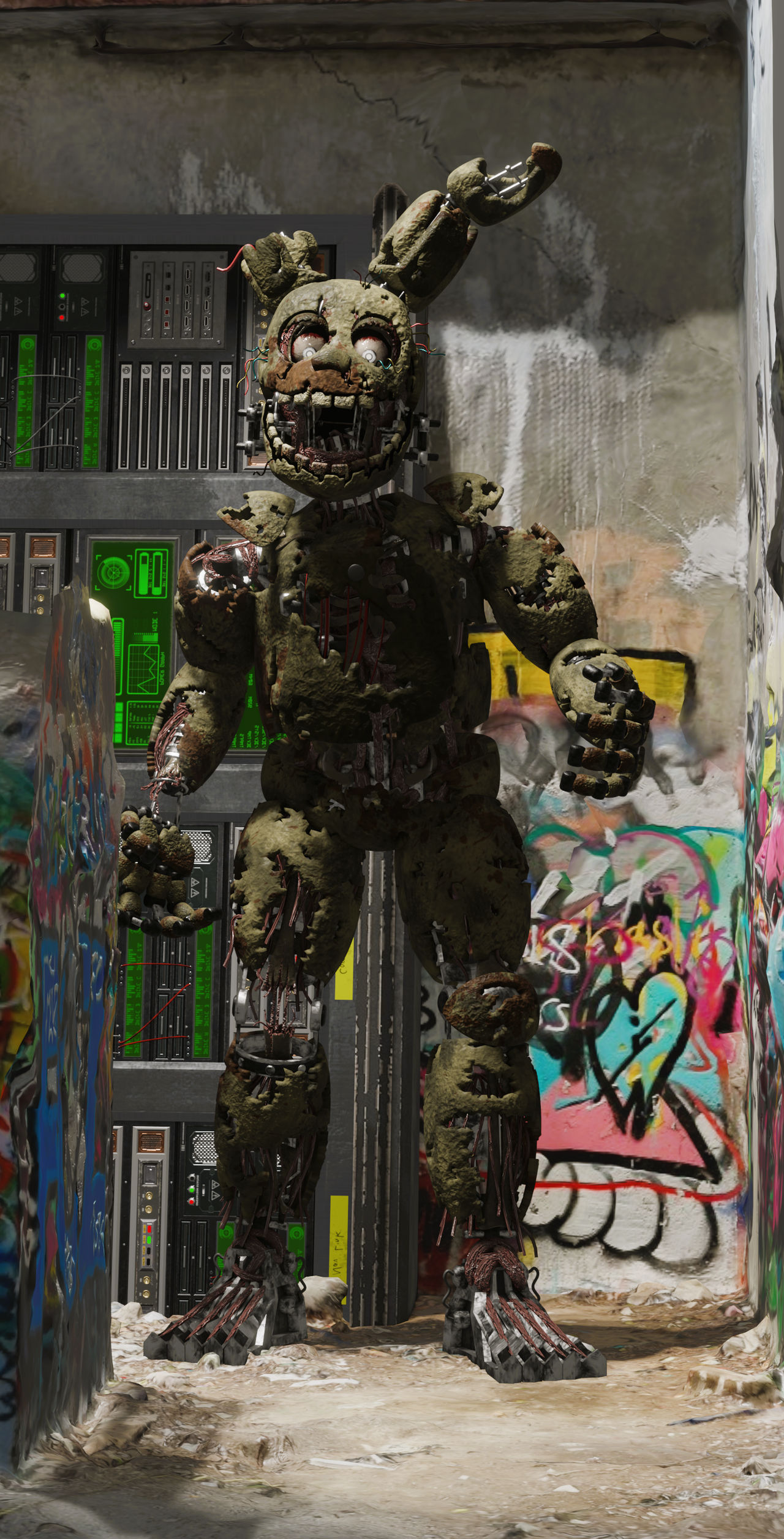 mornings with springtrap by GasseR87 on DeviantArt