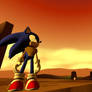 Sonic VS Dark Super Sonic