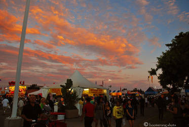 Sunset at the Fair