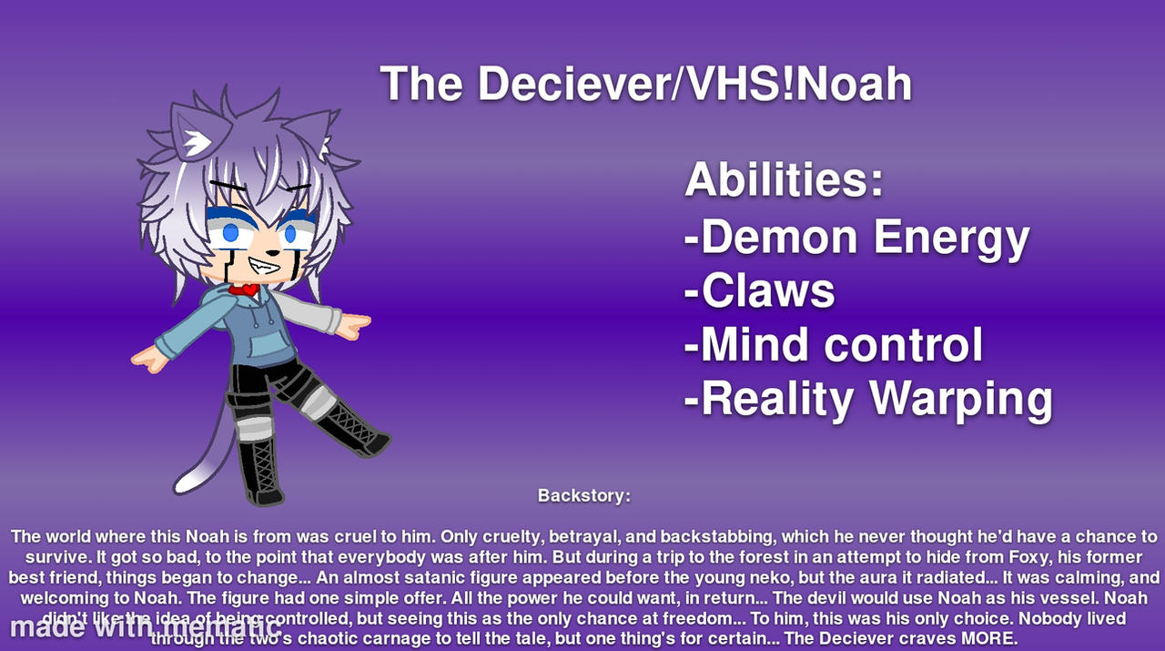 The Deciever Reference Sheet By NightFrostWillow On DeviantArt