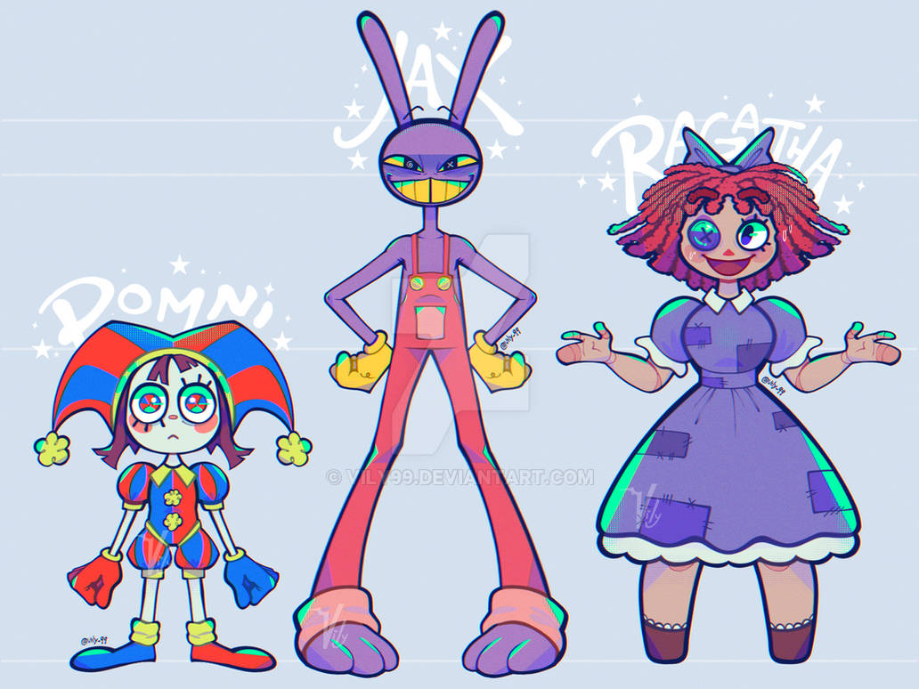 The Amazing Digital Circus - Pomni, Jax n' Ragatha by Vily99 on DeviantArt
