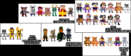 FNaF 3 Minigame Characters #3 by Mariorainbow6 on DeviantArt