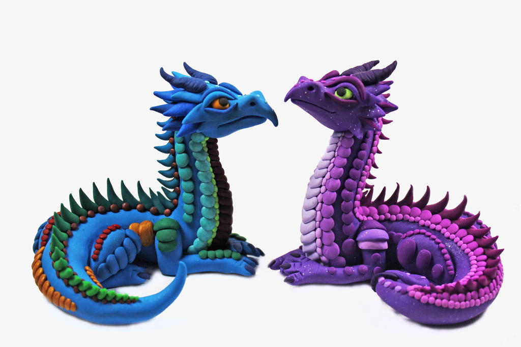 Polymer Clay Elder Dragons