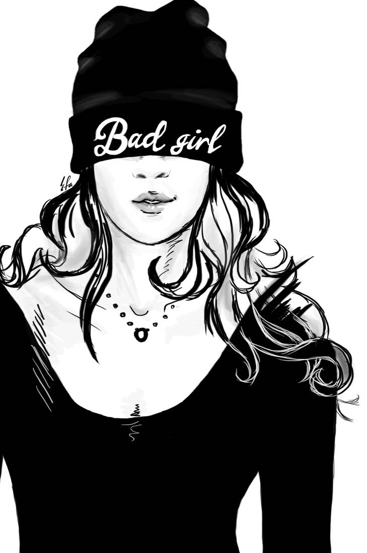 Bad girl sketch by EfaInverse on DeviantArt
