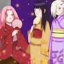 naruto girls-sakura,hinata and ino