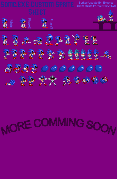 Sonic.exe pc port sprites by evgeniimurin on DeviantArt