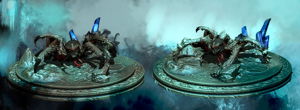 Spider spawn raptor by AerachnaOdNagren on DeviantArt