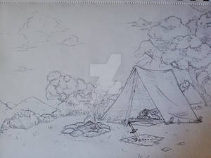 Sketch Book 1/86 : Camping