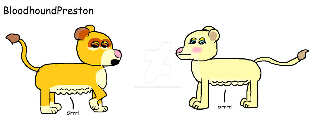 Hungry Simba And Nala (Cub Version) by BloodhoundPreston on DeviantArt