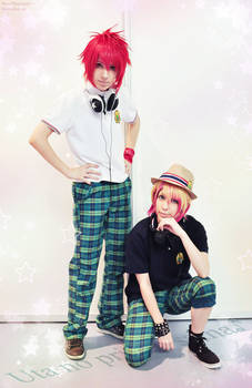 Ittoki Otoya and Syo Kurusu