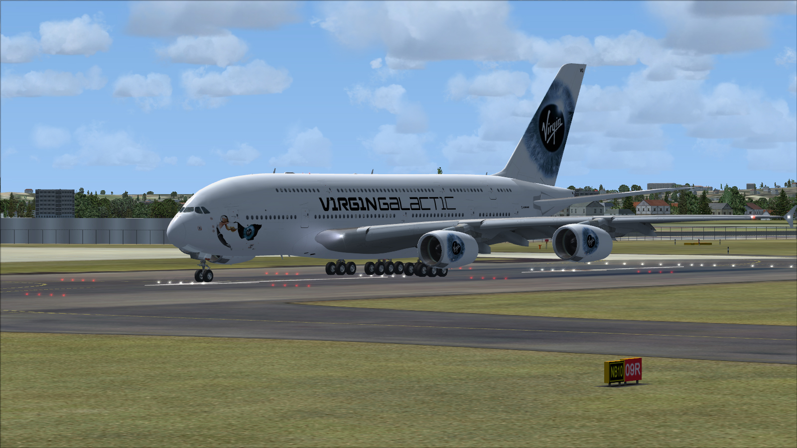 Airbus A380 Virgin Galactic