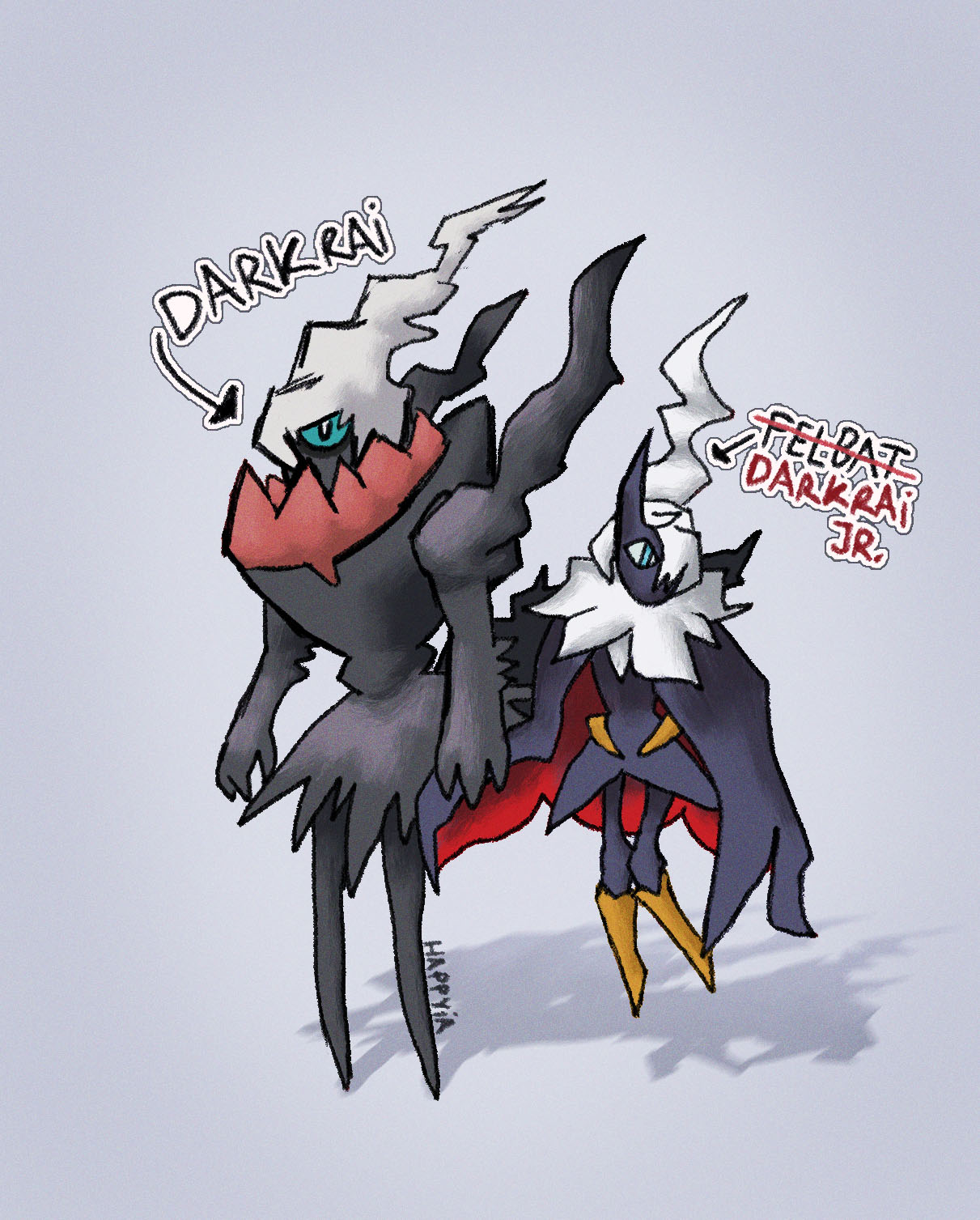 Felbat Palworld Pokemon Fanart Darkrai Felbat by Happyia on DeviantArt