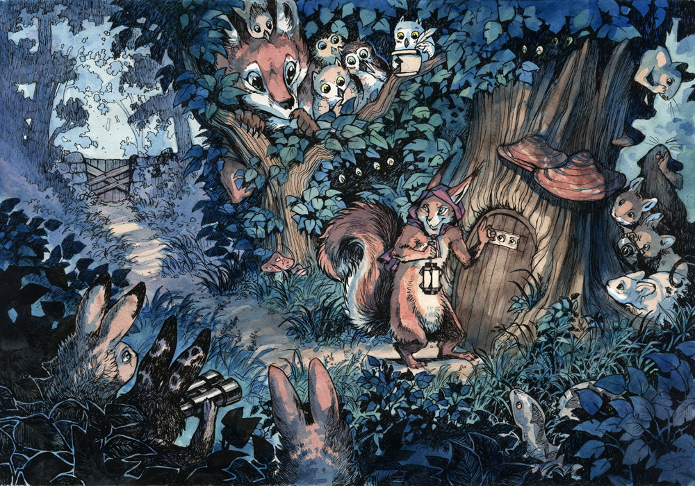 The secret Entrance by MinnaSundberg