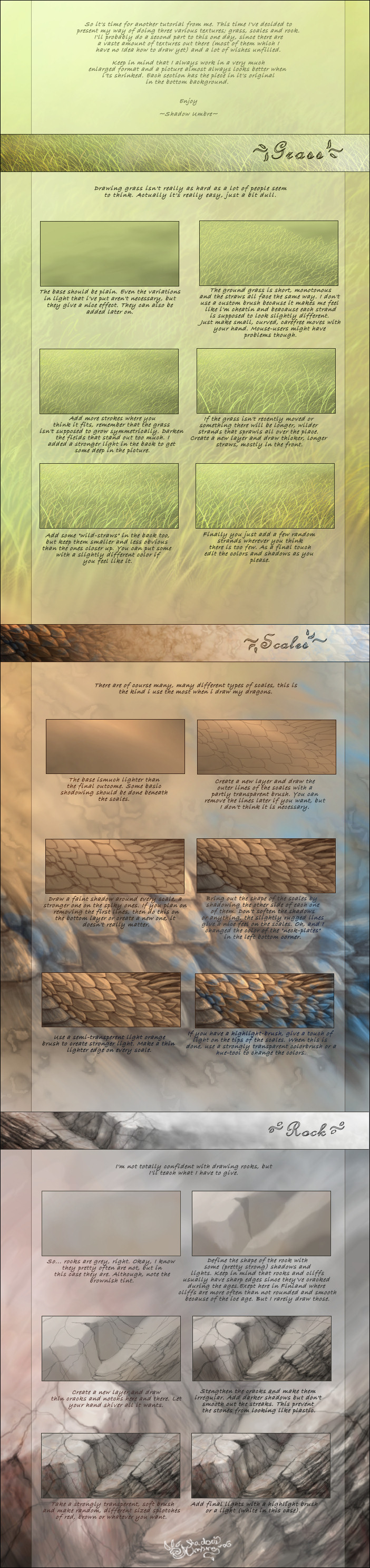 Various textures tutorial