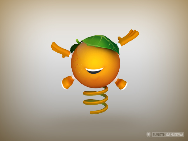 Orange Mascot