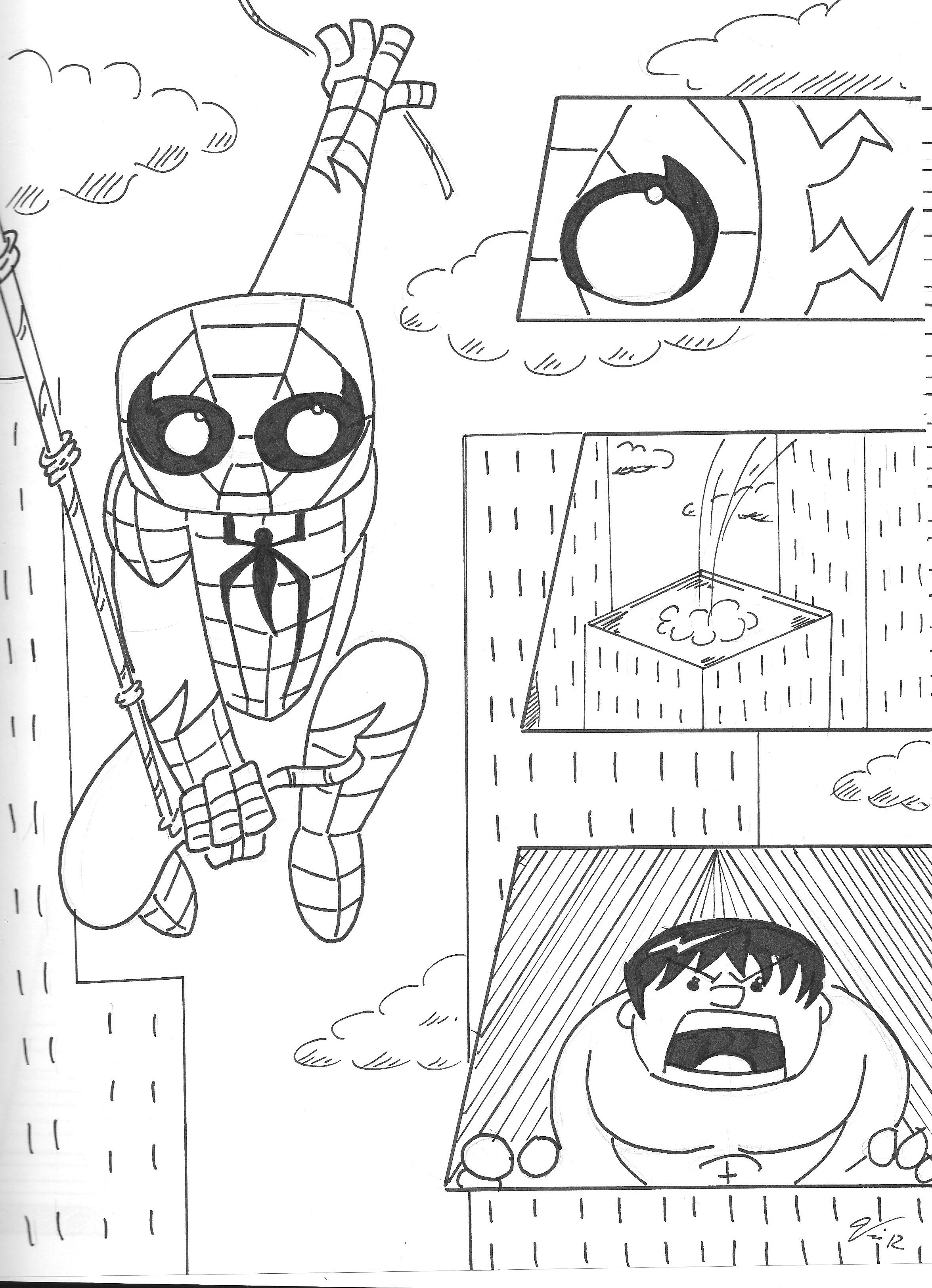 Spidey Vs. Hulk Page 1