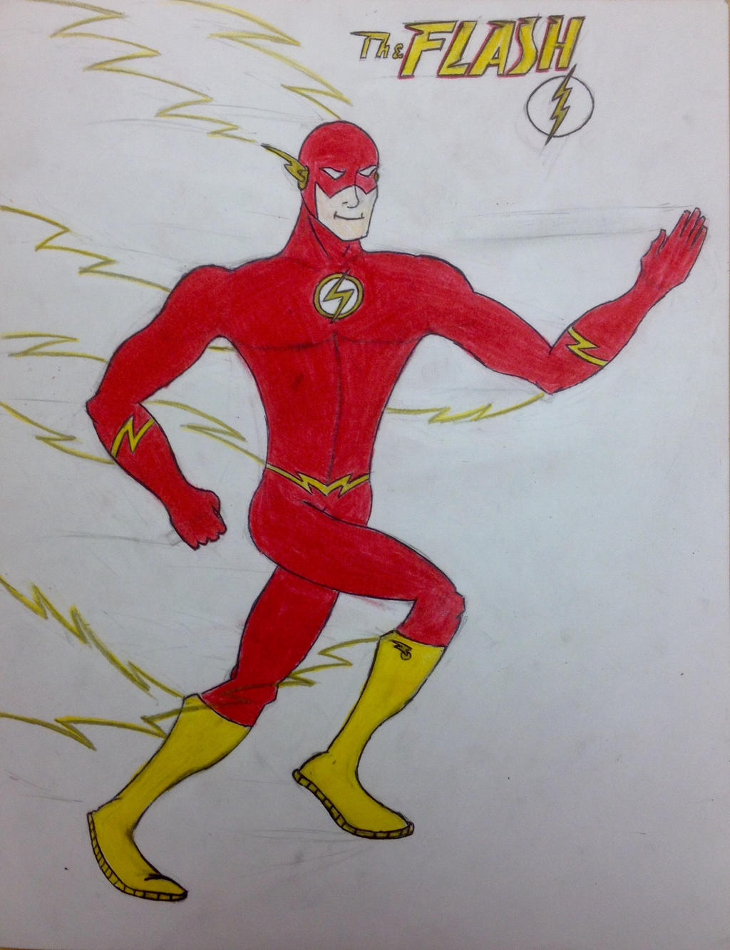 The Flash- First run (Colored) by Coffee-Cheese on DeviantArt