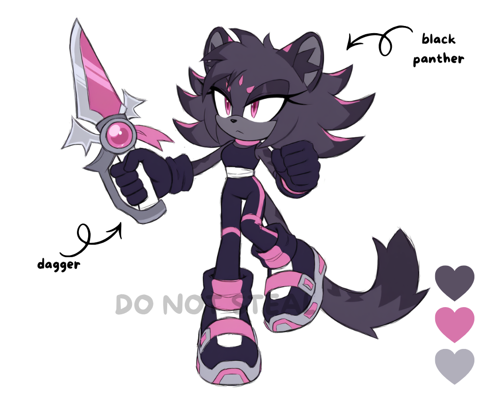 Black Panther / Sonic Mobian Adopt