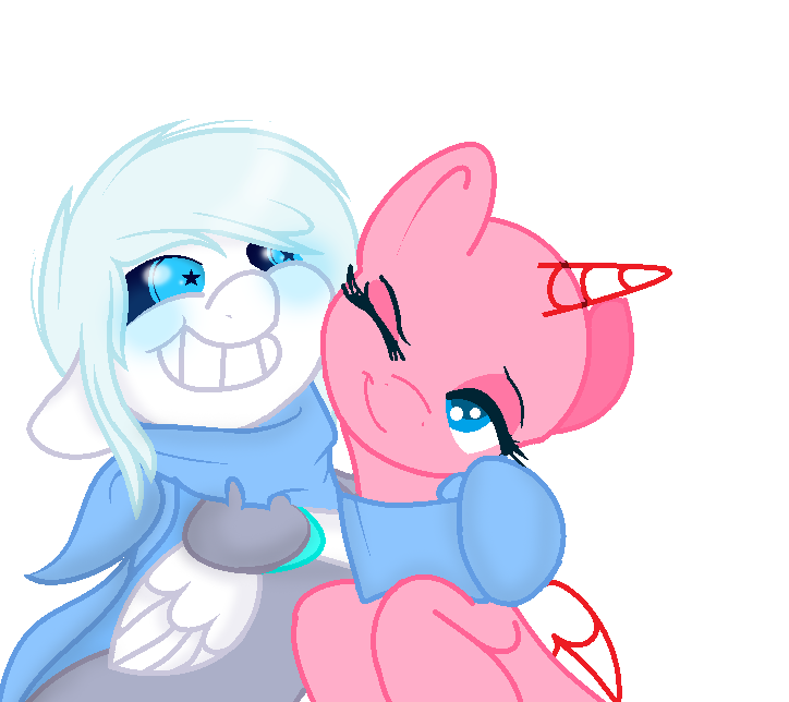 I'm Gald Cause You're My Pony US!Sans x OC Collab