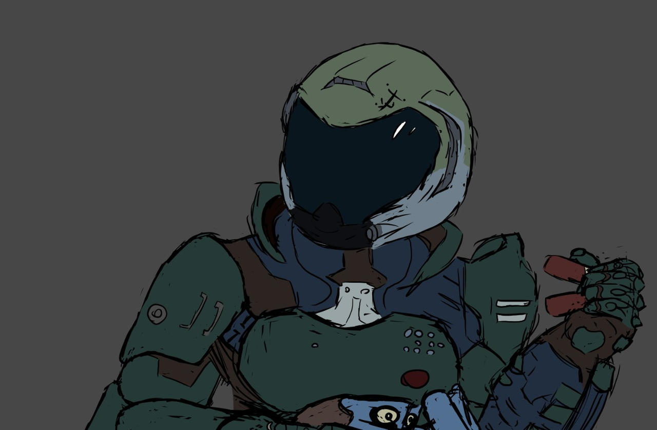 Doomguy by SadPotato0 on DeviantArt