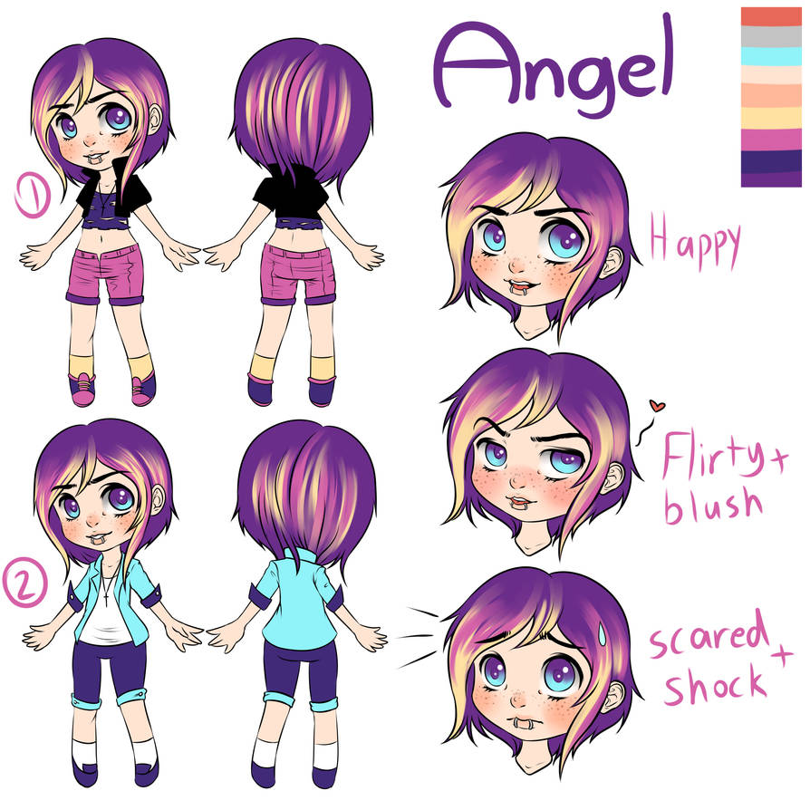 Angel ref sheet by PreciseMoon on DeviantArt