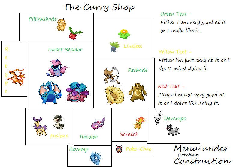 The Curry Shop Menu