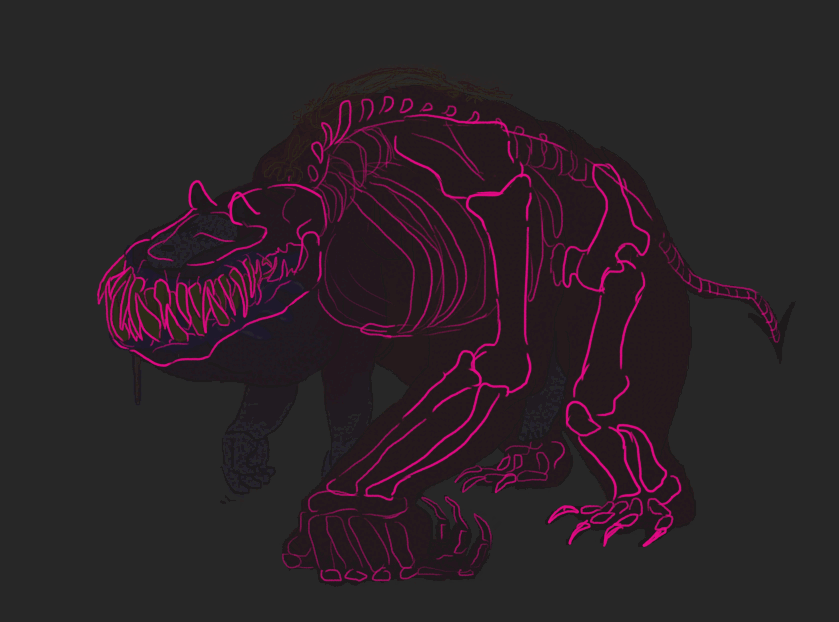 fun skeleton time with Cayne by beeZah on DeviantArt
