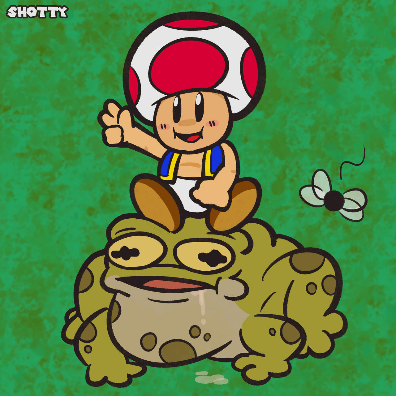 Toad on a Toad by ShellShotty on DeviantArt