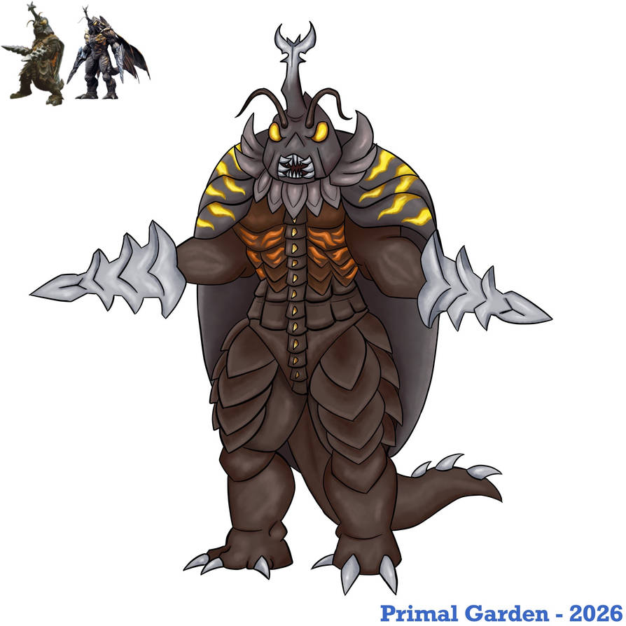 Megalon Rapper Megalon redesign by PrimalGarden on DeviantArt