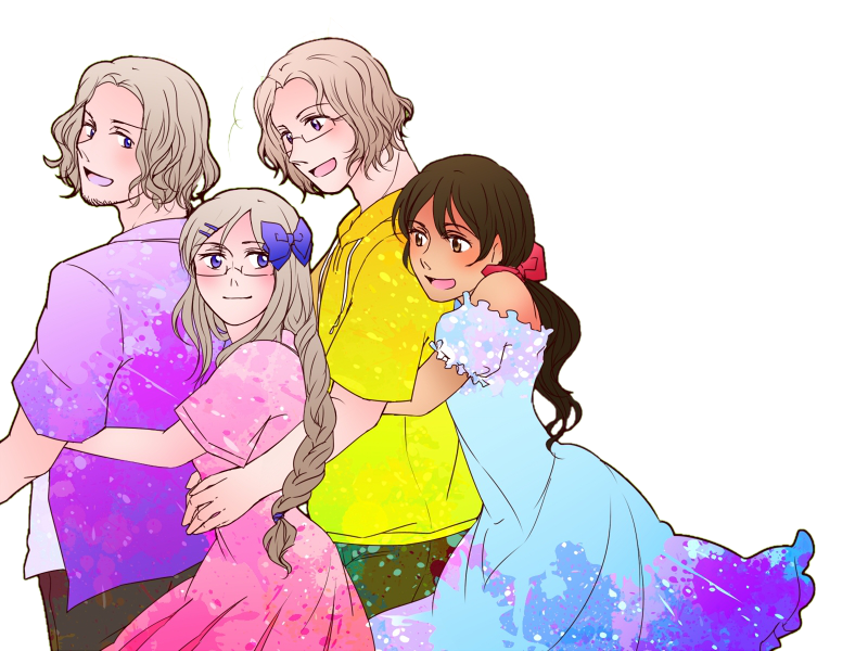 hetalia render } French Family 2