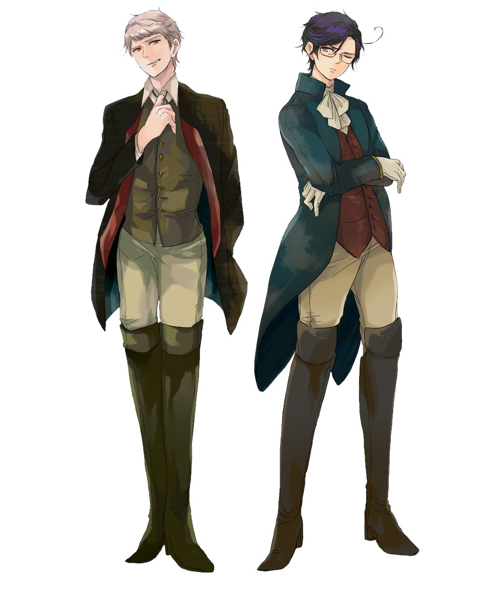 hetalia render } Prussia and Austria 2