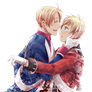 hetalia render } America and England 16