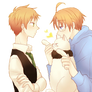 hetalia render } America and England 17