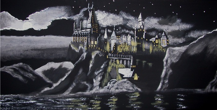 Hogwarts Castle at Night